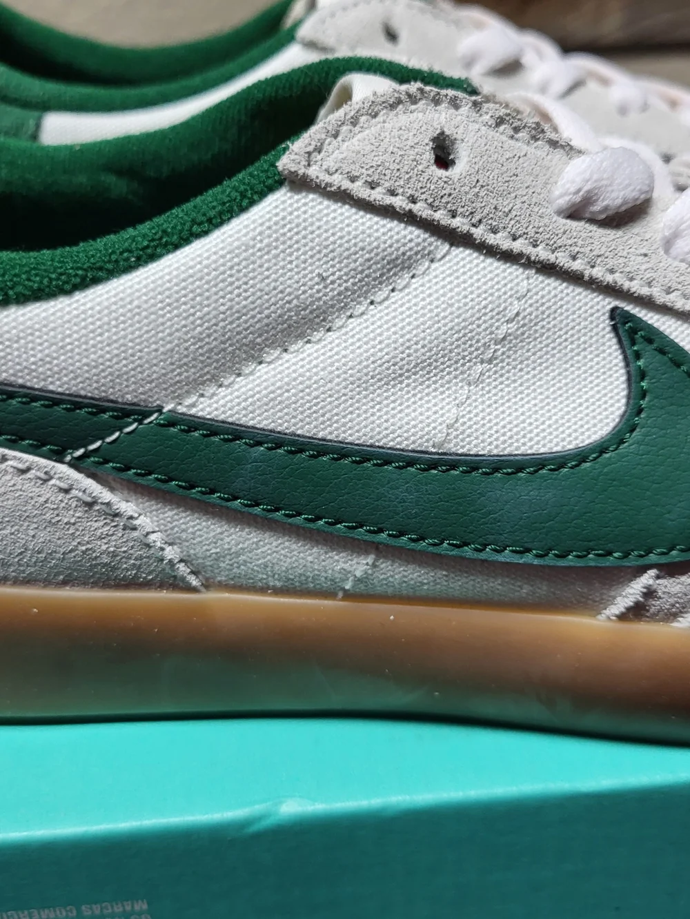 *NEW* Nike SB Heritage Vulc Shoes Gorge Green/White Size Men’s 8.5 Women's 10
